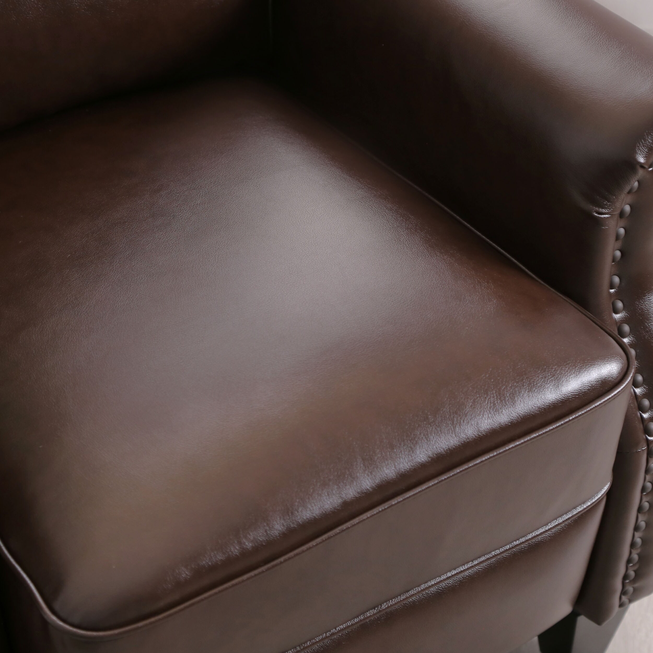 Abbyson Carla Bonded Leather Push back Recliner Bed Bath Beyond 9557850