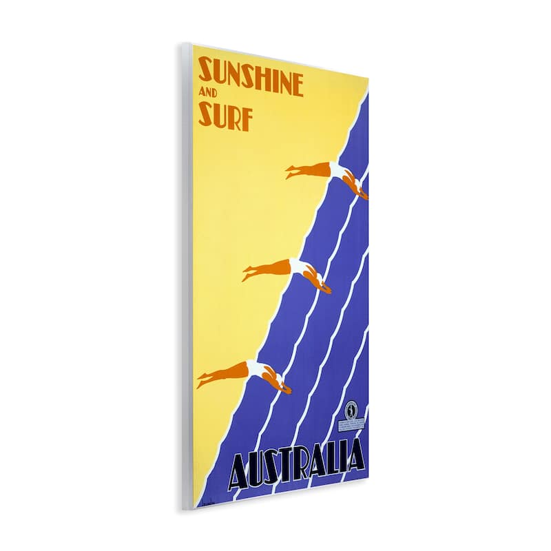 Stupell Sunshine & Surf Australia Wall Plaque Art Design By Marcus Jules