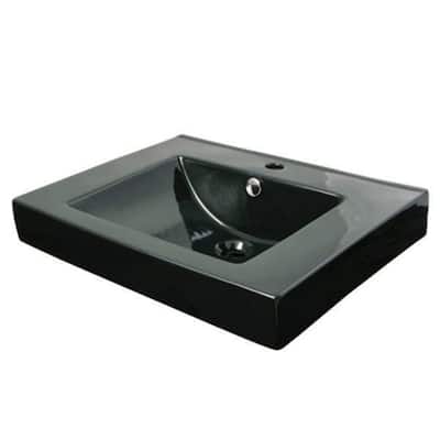 Kingston Brass Mission 23-5/8" Vessel Sink with Overflow