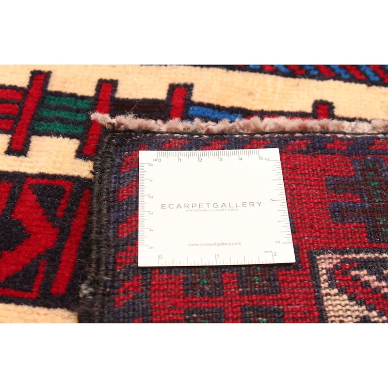 ECARPETGALLERY Hand-knotted Teimani Cream Wool Rug - 3'5 x 6'8