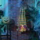 preview thumbnail 2 of 8, 3.8' Outdoor Halloween Animatronic Hanging Clown Corpse, Sound and Motion Activated Animated Prop