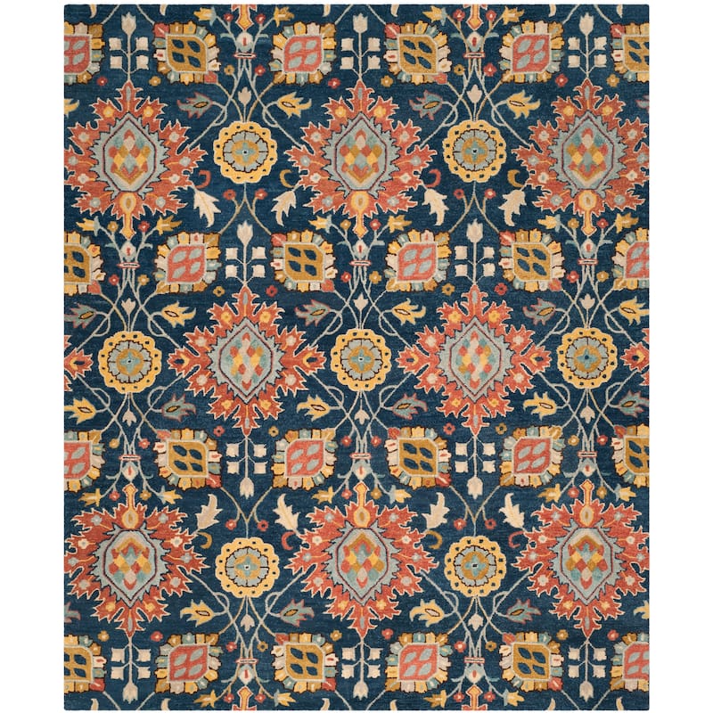 SAFAVIEH Handmade Roslyn Klervi Modern Floral Wool Rug