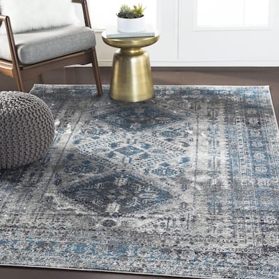 Livabliss Monte Carlo Updated Traditional Medallion Area Rug