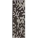 preview thumbnail 6 of 21, SAFAVIEH Handmade Soho Quarta Dots N.Z. Wool Rug 2'6" x 12' Runner - Black/White - Runner