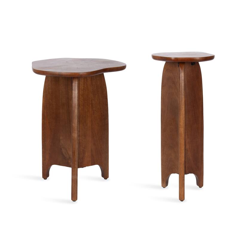Kate and Laurel Kanna Wood 2pc Table Set - 2 Piece
