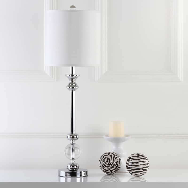 SAFAVIEH Lighting Cherise 31-inch Crystal Crystal Candlestick Lamp (Set of 2) - 10" x 10" x 31" - 10Wx10Dx31H