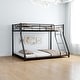 preview thumbnail 11 of 13, Black Bunk Bed Noise Reduced Bed, CPC Certified, Twin over Full