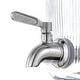 preview thumbnail 6 of 8, Glass Fluted Drink Dispenser with Spigot, Ice Infuser, & Fruit Infuser - 1 Gallon - 1 Gallon