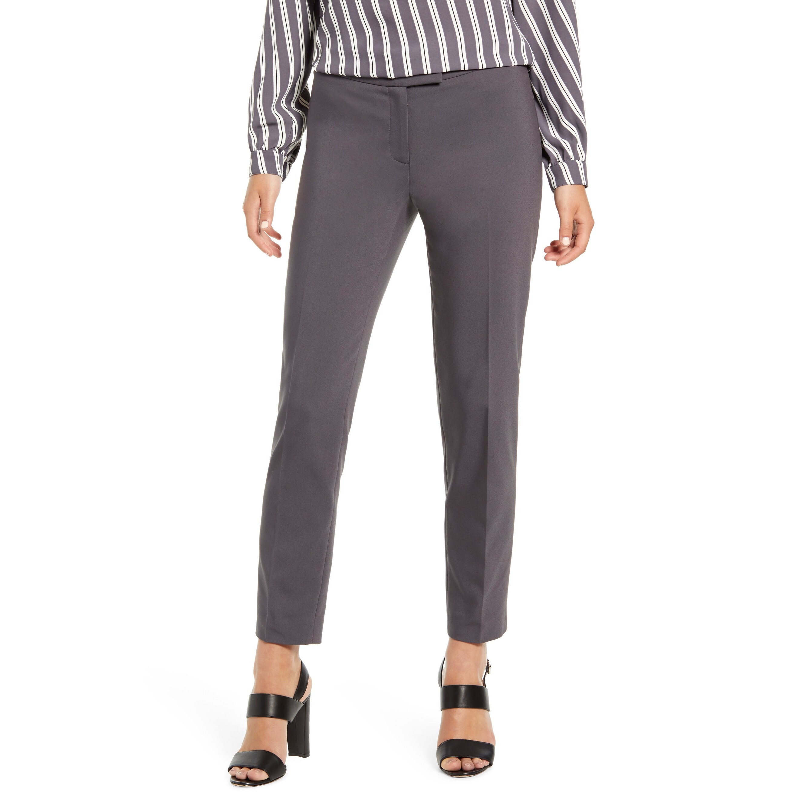 slim ankle trousers