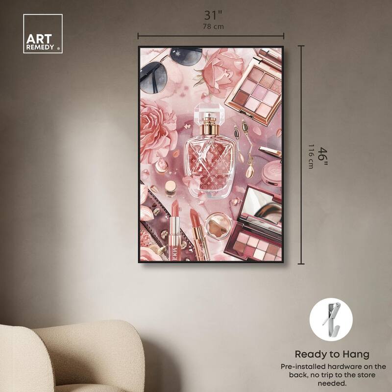 Glam Sparkle Lay Out II Canvas by Art Remedy