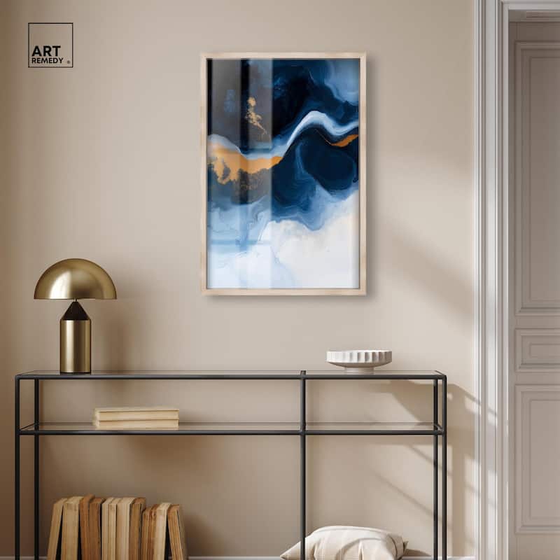 Blue Deep I Shadowbox by Art Remedy