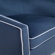 preview thumbnail 10 of 22, Kenton Barrel Style Swivel Chair by Greyson Living Blue