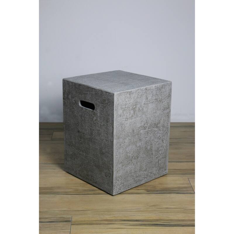 Elementi 20 in. H Light Grey Concrete Propane Tank Cover