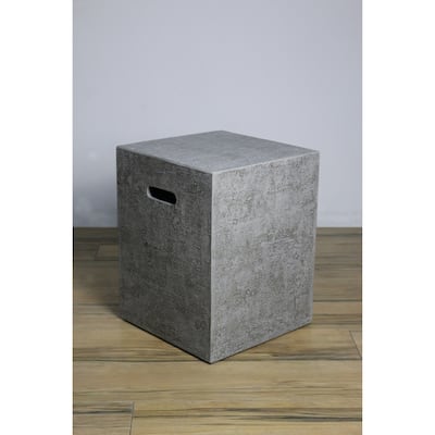 Elementi 20 in. H Light Grey Concrete Propane Tank Cover