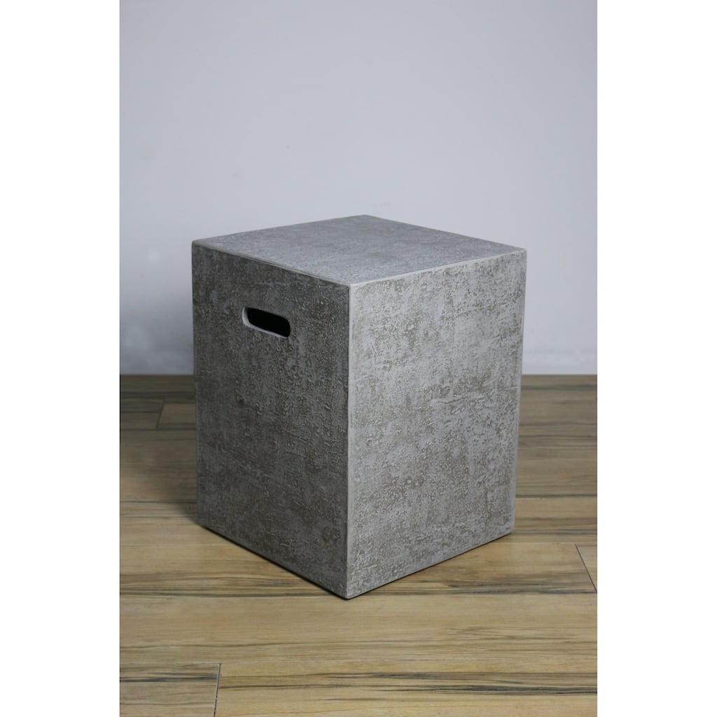 Elementi 20 in. H Light Grey Concrete Propane Tank Cover