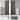 Deconovo Mix & Match Silver Print Blackout and Faux Linen Sheer Curtains (4 Panels)