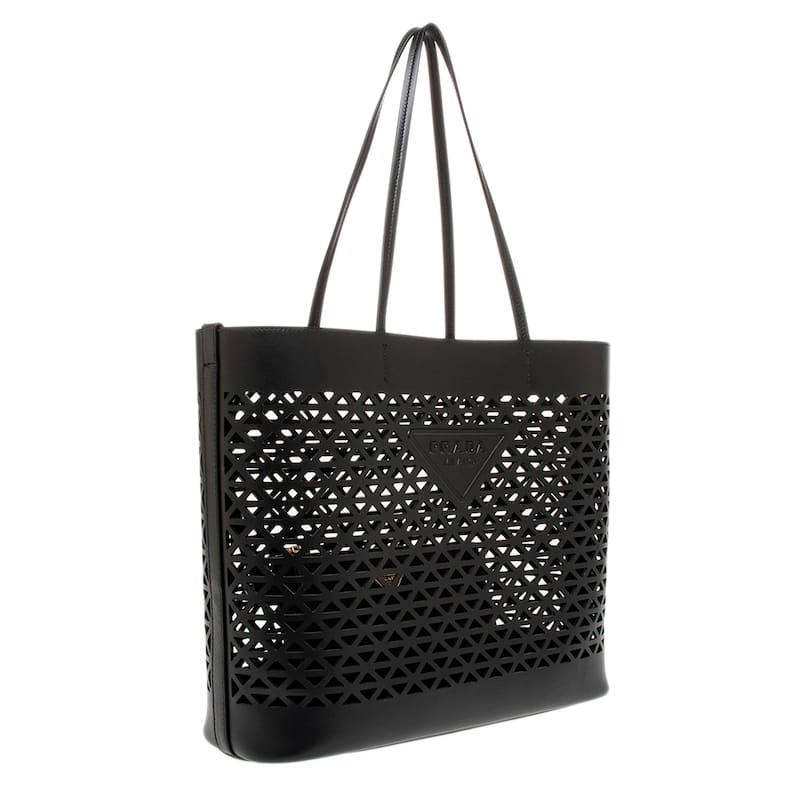 Prada Cut-Out Leather Tote