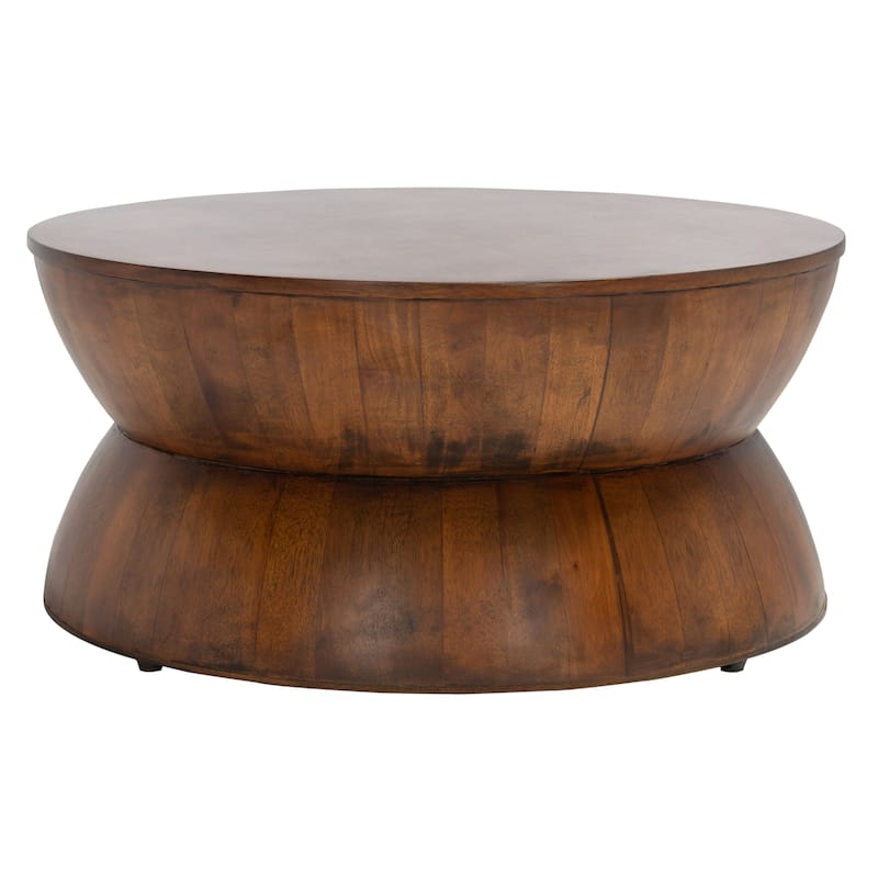 SAFAVIEH Alecto Modern Contemporary Round Coffee Table. - 30" W x 30" L x 14" H
