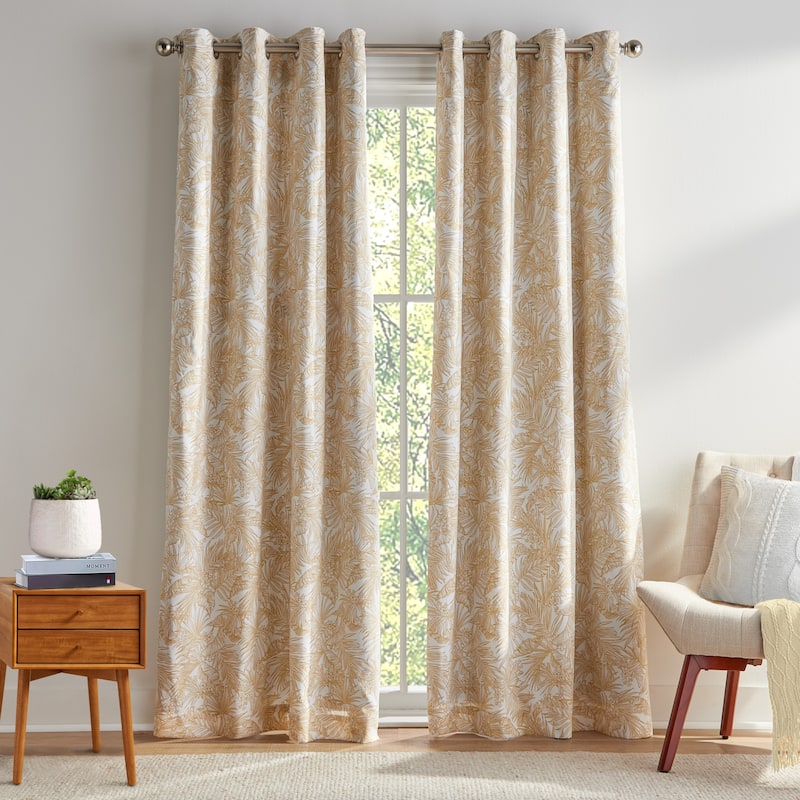 Tommy Hilfiger Tropical Floral Curtain Panel Pair