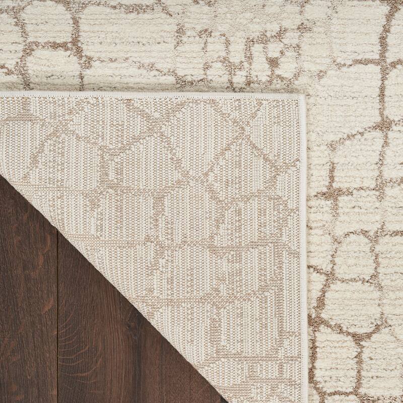 Nourison Gemma Indoor only Beige Animals Area Rug