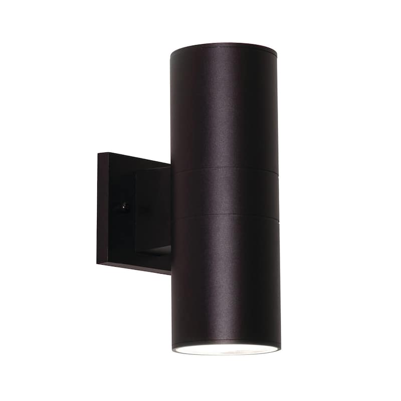 AFX Everly Outdoor LED Wall Sconce - Adjustable CCT - Black - 12" Height