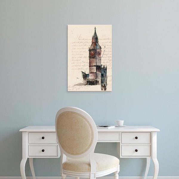 Easy Art Prints Melissa Wang's 'Letters from Big Ben' Premium Canvas Art
