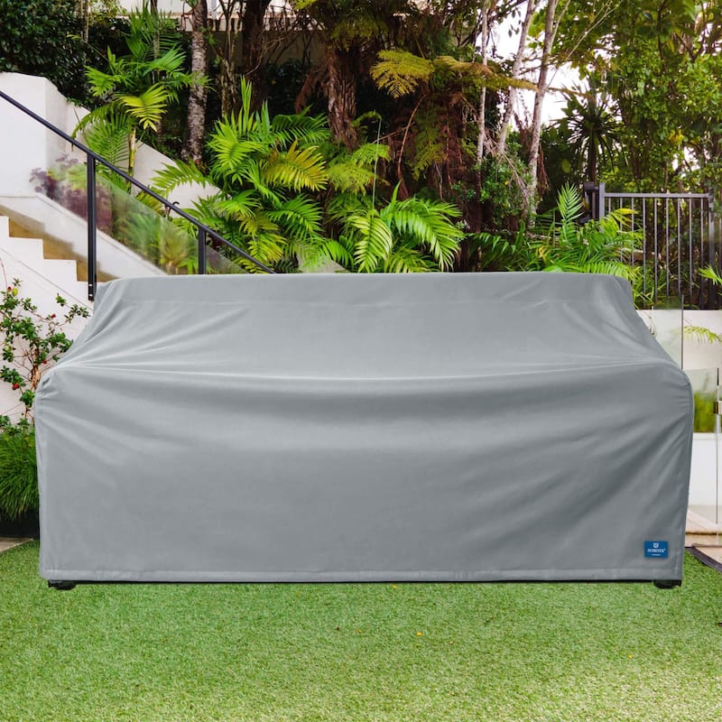 Subrtex Outdoor Sofa Cover Waterproof Couch Cover Patio Furniture Protector - Loveseat - Light Grey