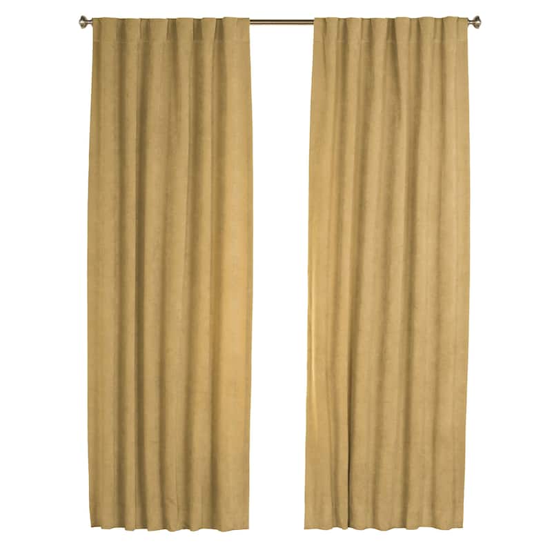 Padma Velvet 50x84 Back-Tab Curtain Panel (Single Panel)