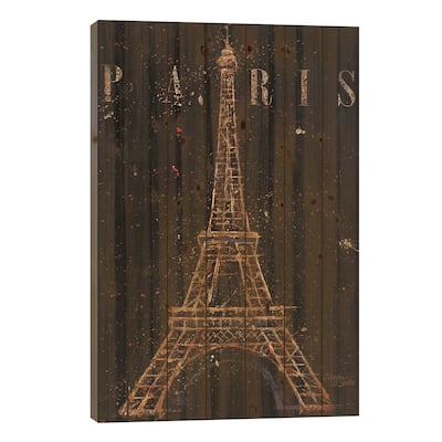 Cities at Night I Print On Wood by Wellington Studio - Multi-Color