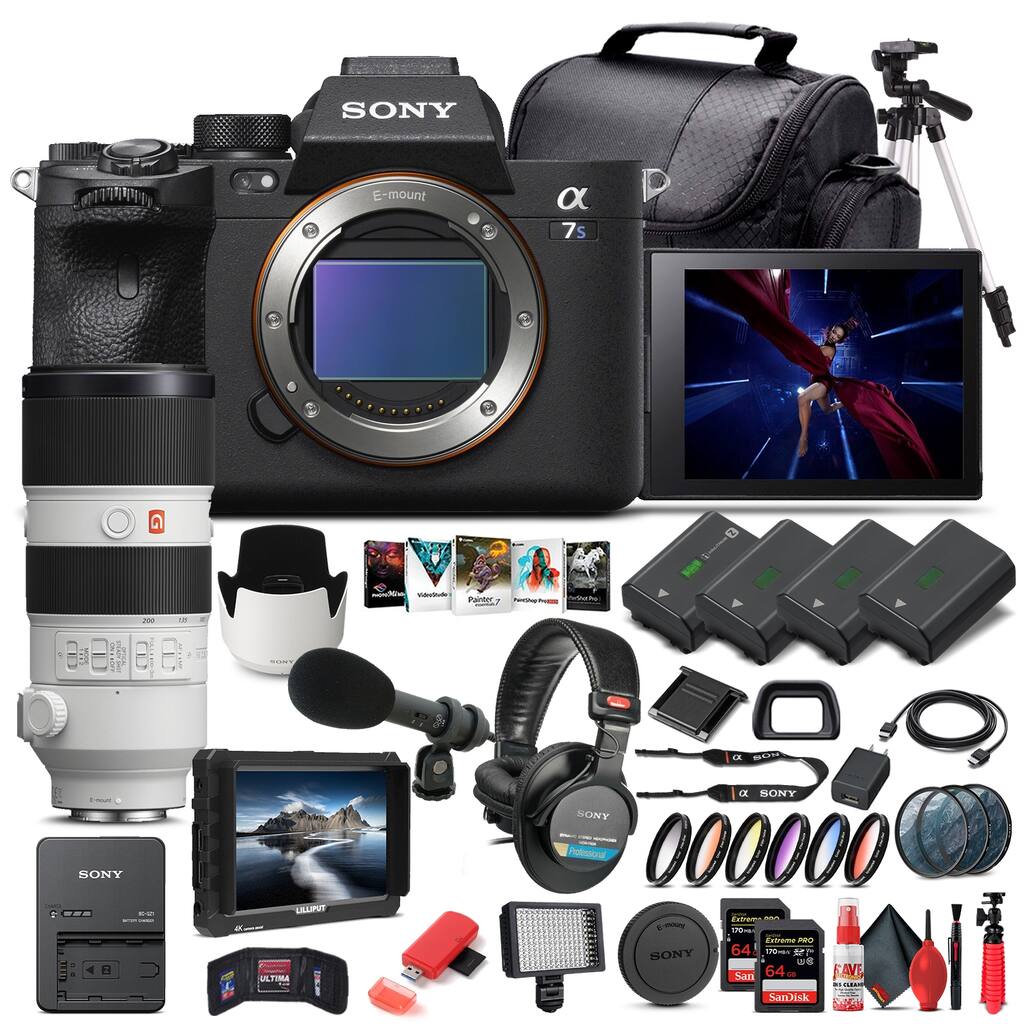 Sony Alpha a7S III Mirrorless Camera W/ Sony FE 70-200mm Lens - Pro