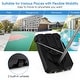 preview thumbnail 7 of 9, Basketball Hoop with 5.4-6.6FT Adjustable Height and 50" Backboard-Black - 6.6 ft/6 ft/5.4 ft