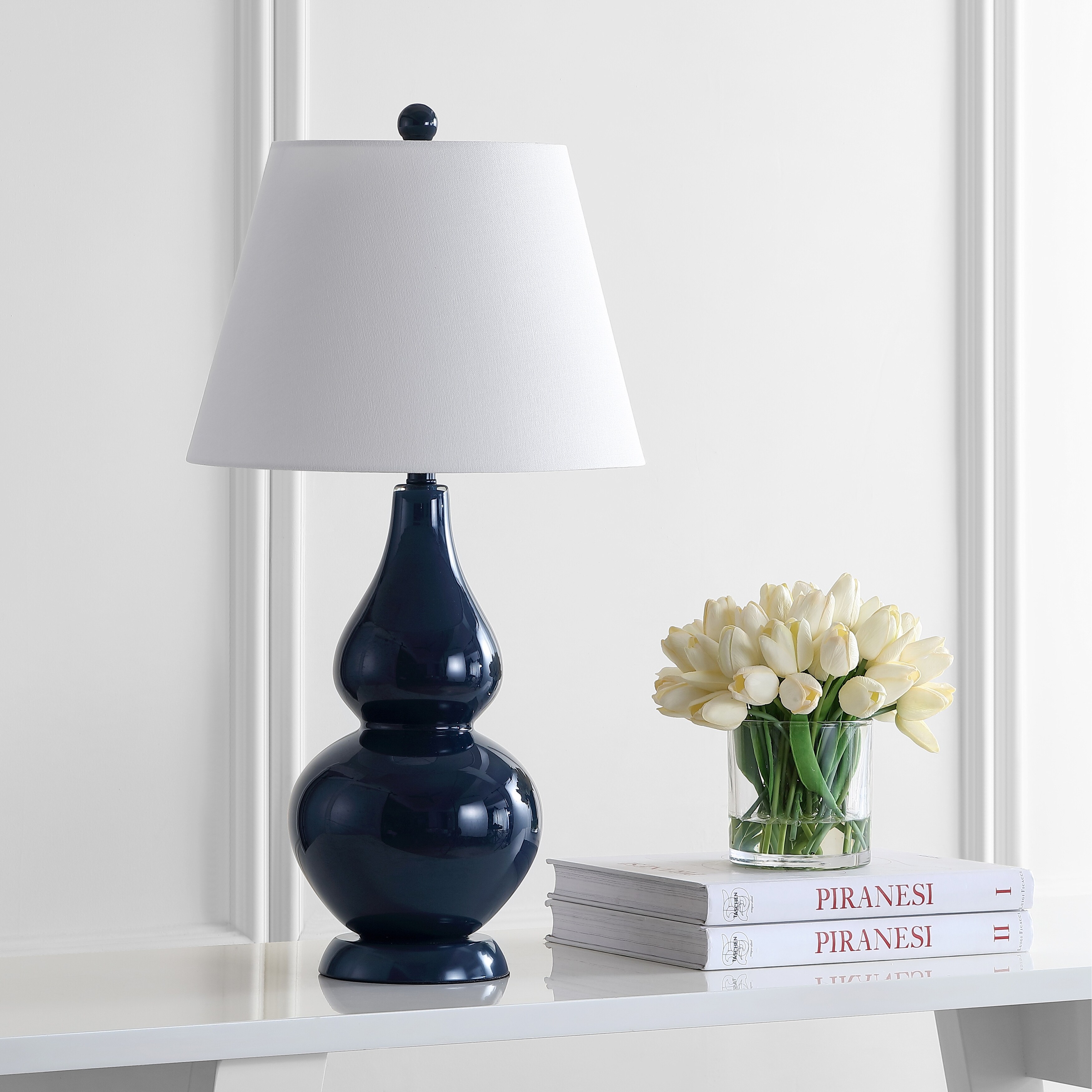 Safavieh navy lamp top