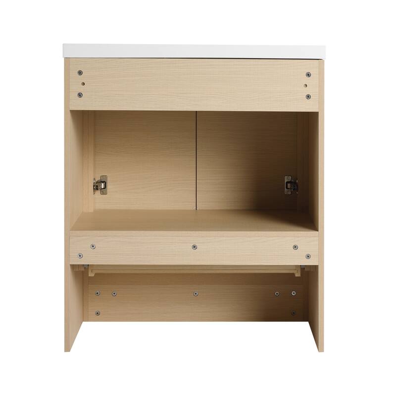 Bathroom Vanity With Sink In 24/30/36/48 Inch, Freestanding Bathroom Vanity With Soft Close Door and Drawer