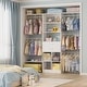 preview thumbnail 11 of 25, Closet Organizer with Wooden Drawers & Cube, 5FT Adjustable Closet System for Nursery & Kid's Room