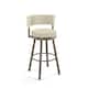 Option Cream Boucle Polyester/Grey Metal