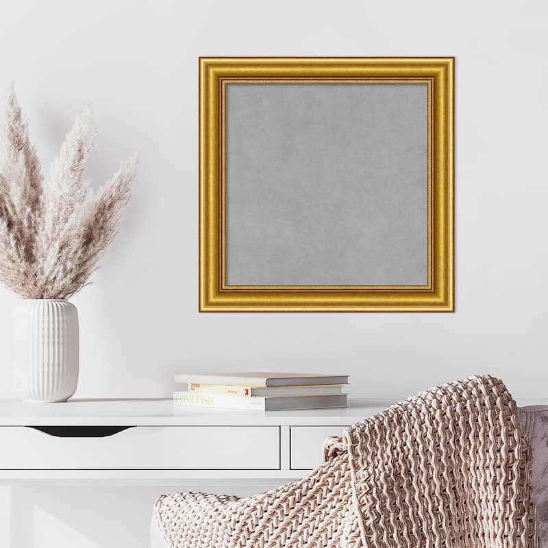 Amanti Art Townhouse Gold Framed Magnetic Board