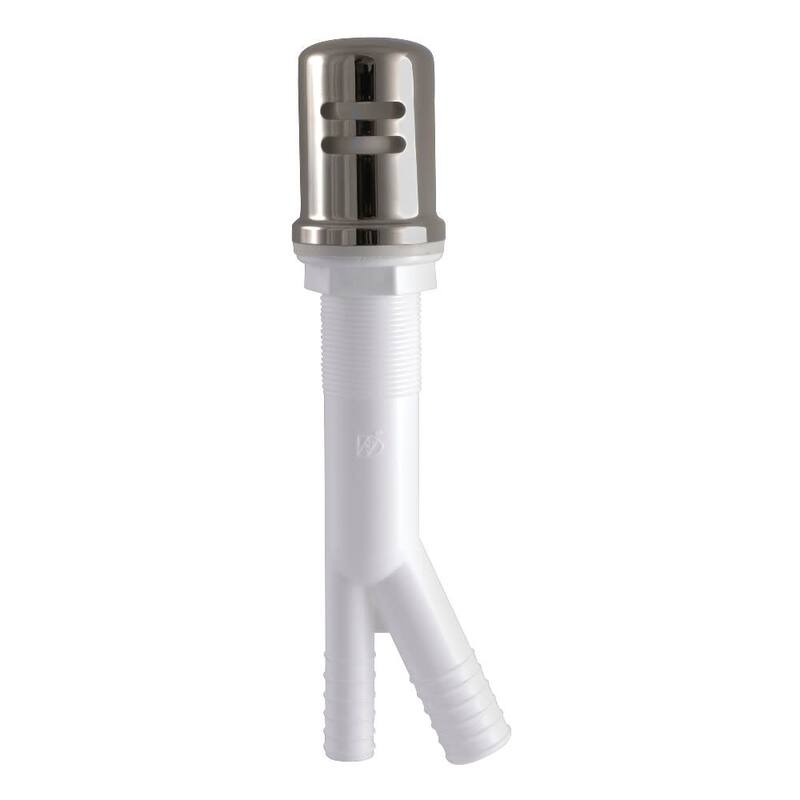 Kingston Brass Trimscape Brass and Plastic Air Gap - Brushed Nickel