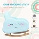 preview thumbnail 3 of 4, Rocking sofa for kidsr Armchair- Blue - 20.5" W x 18.25" D x 19.75" H