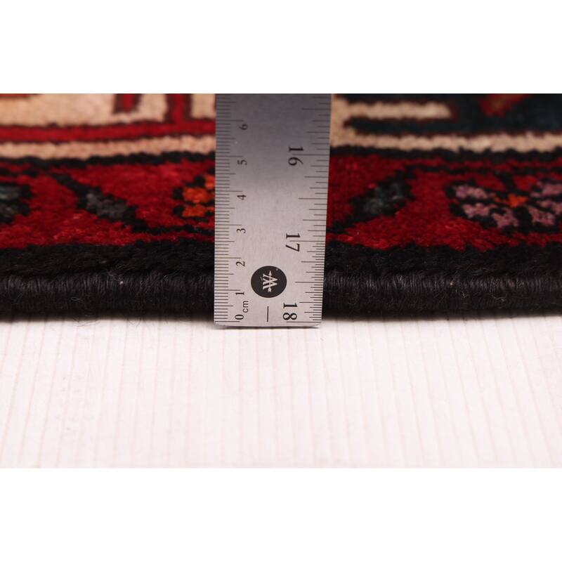 ECARPETGALLERY Hand-knotted Konya Anatolian Black, Red Wool Rug - 4'7 x 7'10