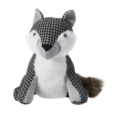Elements Grey Fox Door Stopper, 9 Inch - N/A