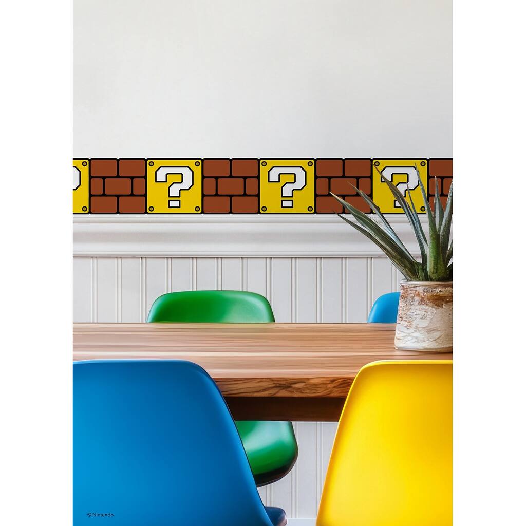 RoomMates Nintendo Super Mario Question Block Border Decal