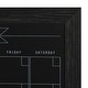 preview thumbnail 7 of 6, DesignOvation Beatrice Framed Magnetic Chalkboard Calendar