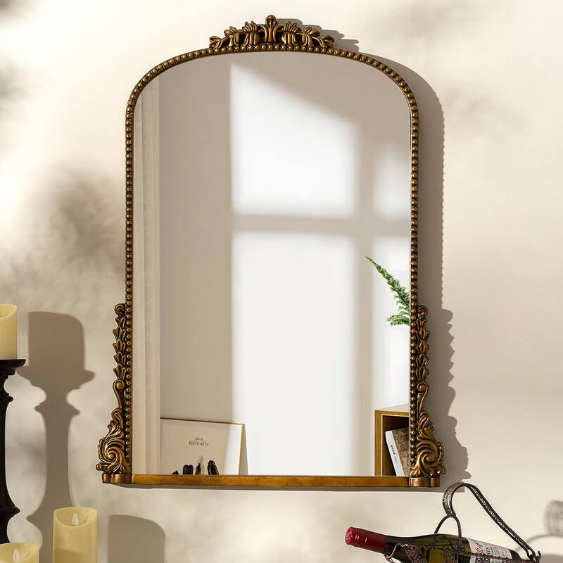 Traditional Baroque Arch Wall Mirror
