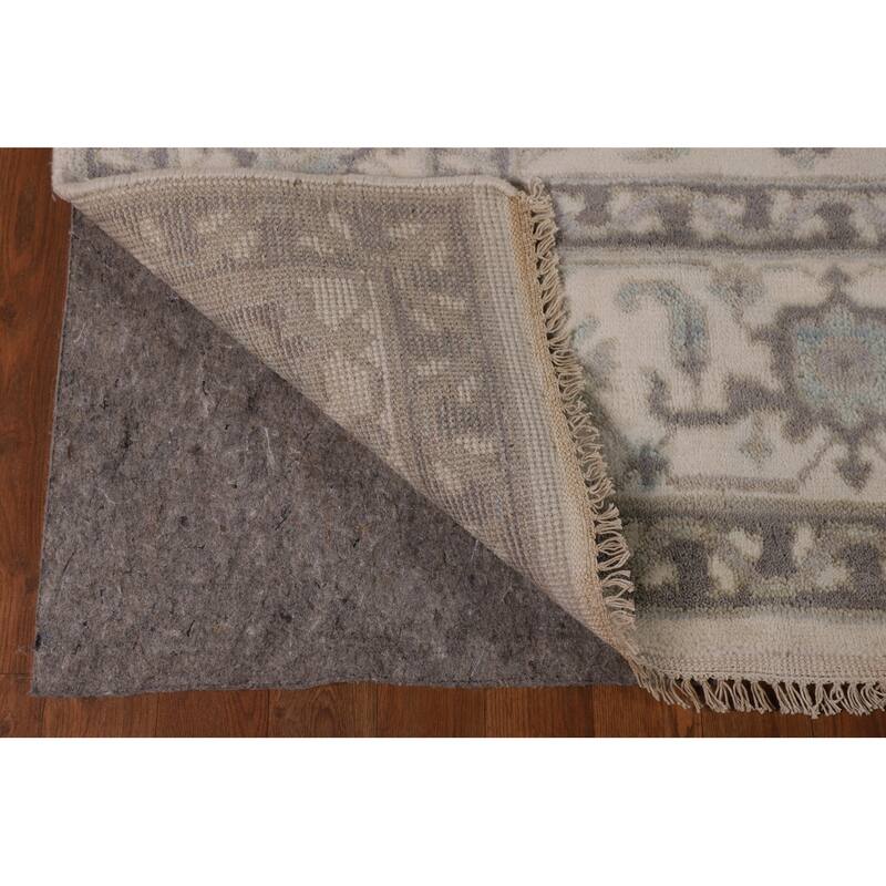 All-Over Floral Oushak Oriental Area Rug Handmade Wool Carpet - 7'11" x 10'0"