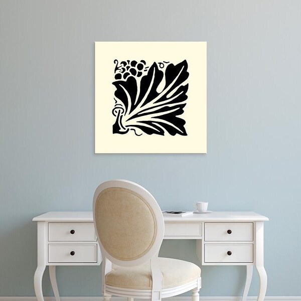 Easy Art Prints Vision Studio's 'B&W Graphic Beauty IV' Premium Canvas Art