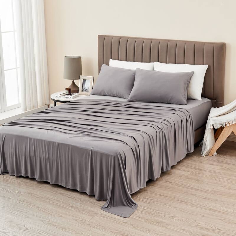 Premium Ultra-soft Deep Pocket Performance Solid Sheet Set