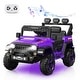 preview thumbnail 22 of 41, Kids Electric Vehicle, Ride on Car with 2.4G Remote Control Purple