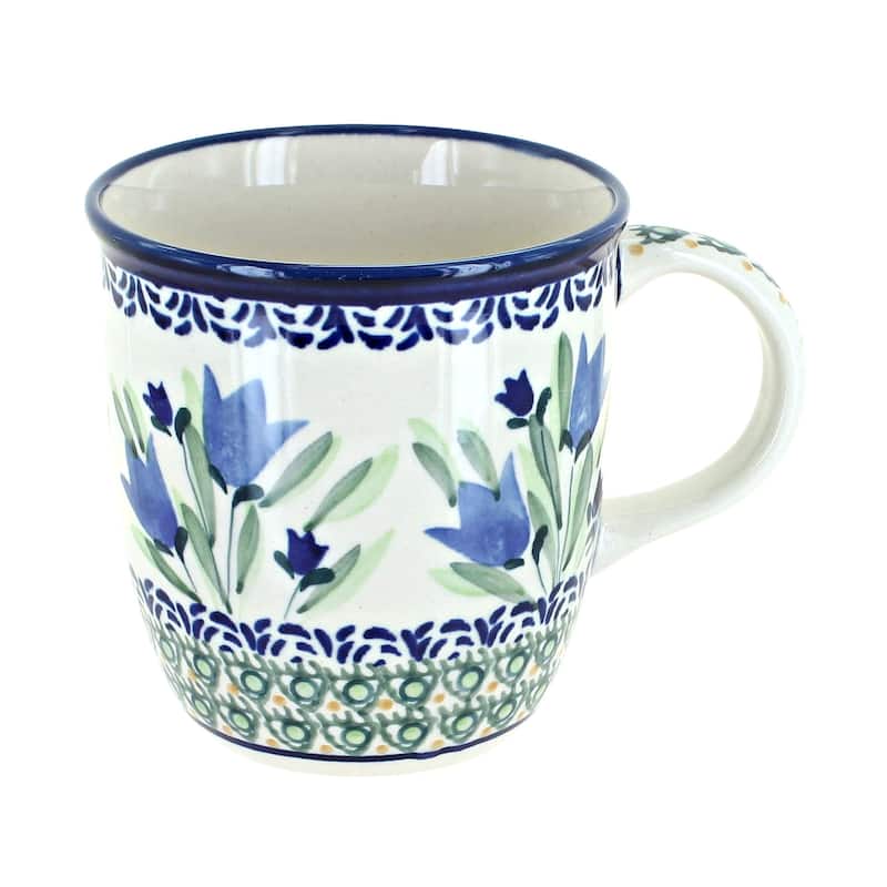 Blue Rose Polish Pottery Zaklady Mug - Blue Tulip