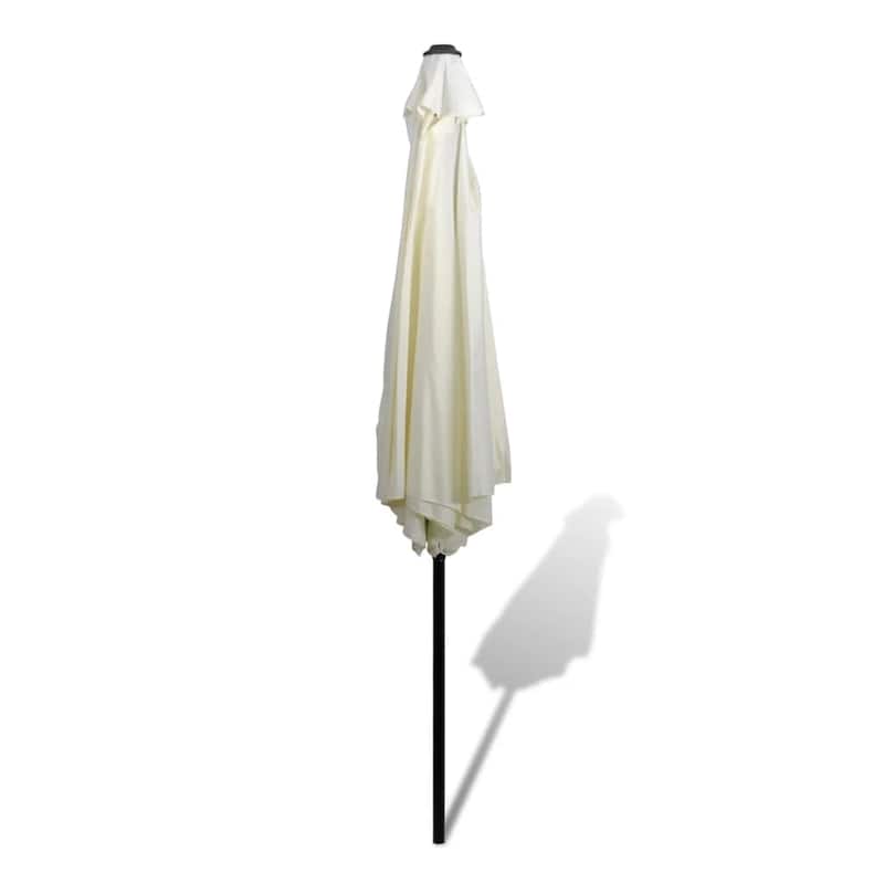 vidaXL Outdoor Umbrella Parasol Tilting Sunshade Garden Sun Shelter Steel