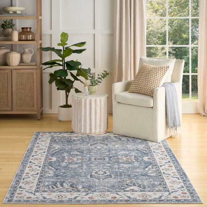Nourison Astra Machine Washable Indoor only Persian Area Rug